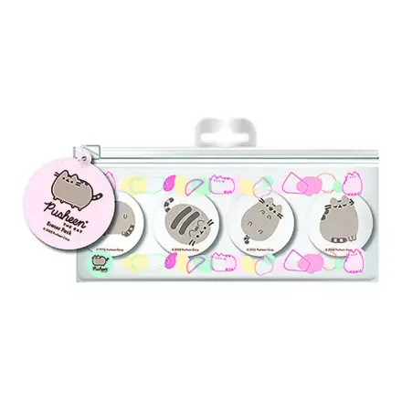 Piórnik Pusheen z 4 gumkami do ścierania zdjęcie produktu