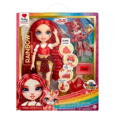 Rainbow High Rainbow World Ruby lalka 25 cm termékfotója