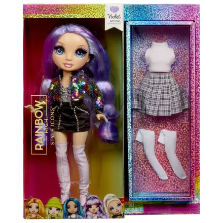 Lalki modowe Rainbow High Style Icons Fashion Dolls Violet lalka zdjęcie produktu