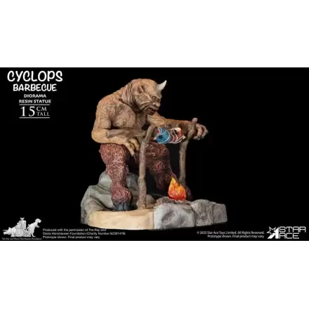 Ray Harryhausen Diorama 1/8 Cyclops Barbecue Scene 17 cm zdjęcie produktu
