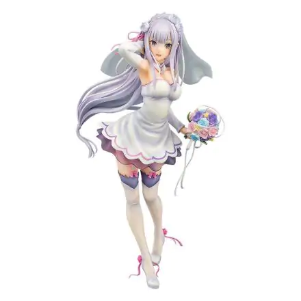 Re:ZERO -Starting Life in Another World- Statua PVC 1/7 Emilia Wedding Ver. 25 cm termékfotója