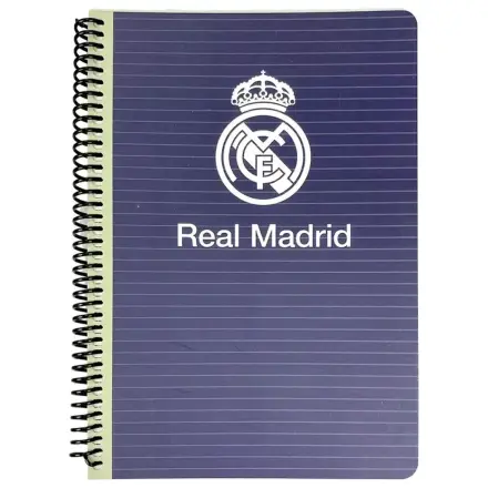 Real Madrid Blue B/5 Lined Spiralny zeszyt 70 kartek zdjęcie produktu
