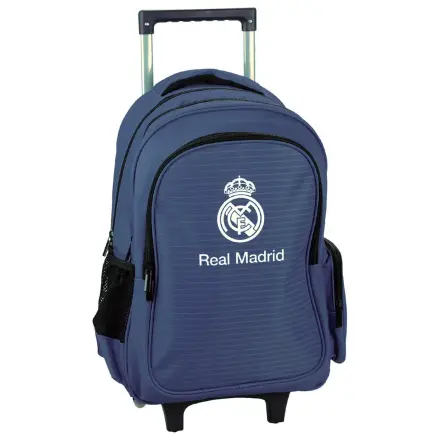 Real Madrid Niebieska torba szkolna na kółkach, torba 46 cm zdjęcie produktu