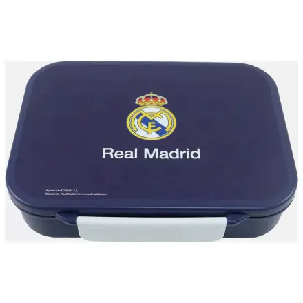Real Madrid Niebieski Wielokomorowy Pojemnik na Lunch, Pojemnik na Kanapki zdjęcie produktu