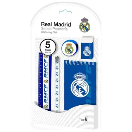 Real Madrid Emblem Zestaw artykułów papierniczych, 5-częściowy zdjęcie produktu