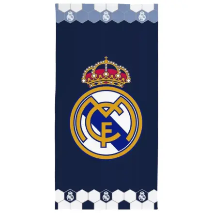 Real Madrid Ręcznik z wzorem Hexa Design 70x140cm zdjęcie produktu
