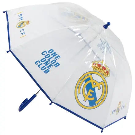 Real Madrid jednobarwny dziecięcy przezroczysty parasol Ø71 cm zdjęcie produktu