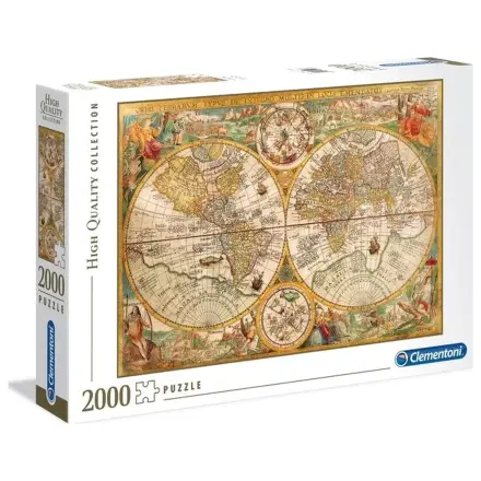 Stara Mapa Antyczne puzzle 2000-elementowe zdjęcie produktu