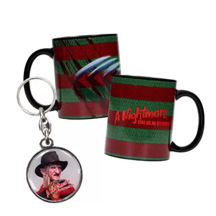 Koszmar z ulicy Wiązów Mug and Metal keychain zdjęcie produktu