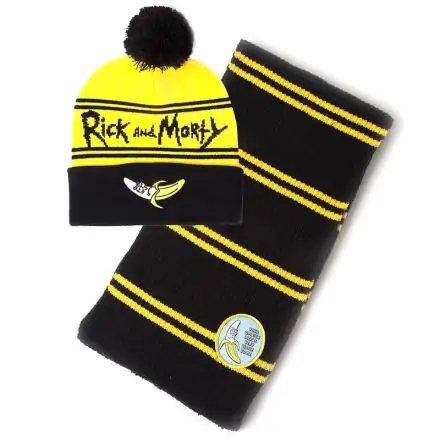 Rick and Morty Banana zestaw czapka beanie i szalik zdjęcie produktu