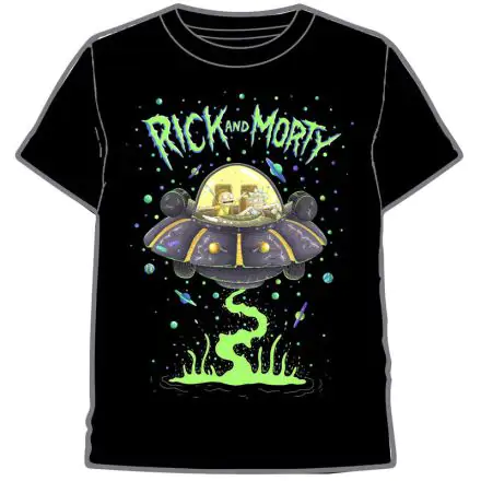 Rick and Morty Spaceship T-shirt dla dorosłych zdjęcie produktu
