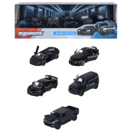 RIDE COOL Black Edition Pack of 5 Miniaturowych Samochodzików 1:64 zdjęcie produktu