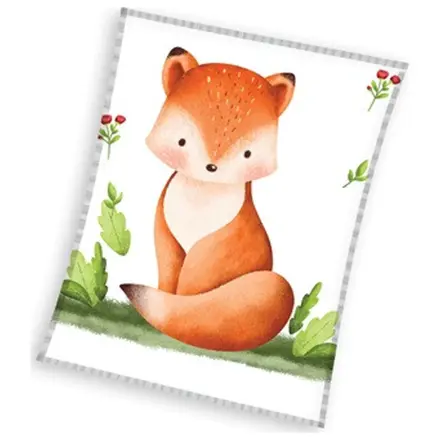 Rusty the Fox Koc polarowy zdjęcie produktu