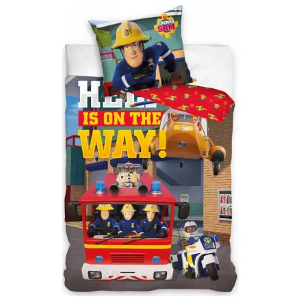 Fireman Sam on the Way Poszwa na kołdrę dla malucha, przedszkolaka zdjęcie produktu