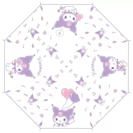 Sanrio Laska Parasolka Kuromi Kawaii Przezroczysta zdjęcie produktu