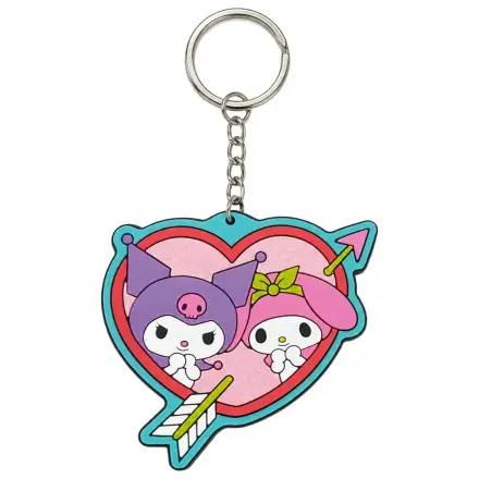 Sanrio Gumowy Brelok Kuromi & My Melody 6 cm zdjęcie produktu