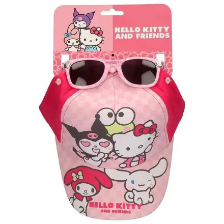 Sanrio Czapka i Zestaw Okularów Przeciwsłonecznych Hello Kitty B 53 cm zdjęcie produktu