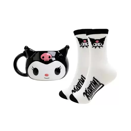 Sanrio Kubek 3D i zestaw skarpetek Kuromi zdjęcie produktu