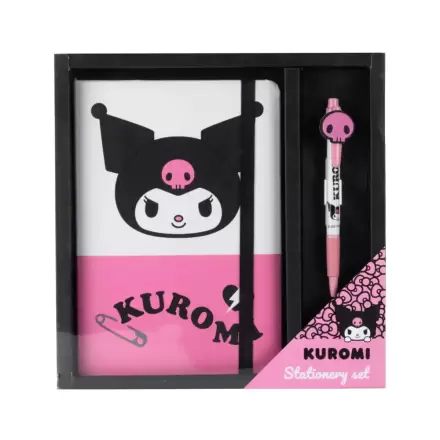 Sanrio Notatnik z długopisem Zestaw upominkowy Kuromi zdjęcie produktu