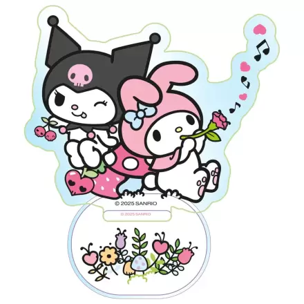 Sanrio Akrylowa figurka Kuromi i My Melody Holograficzna 6 cm zdjęcie produktu