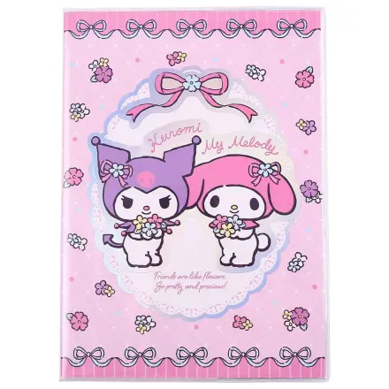 Sanrio Notatnik Kuromi & My Melody Pastel Flower Holographic Checkered zdjęcie produktu