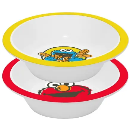 Sesame Street Miska na płatki zbożowe Vintage dla dzieci 2-pak 300ml zdjęcie produktu