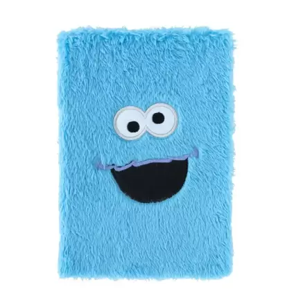 Sesame Street Cookie Monster A5 premium pluszowy notatnik termékfotója