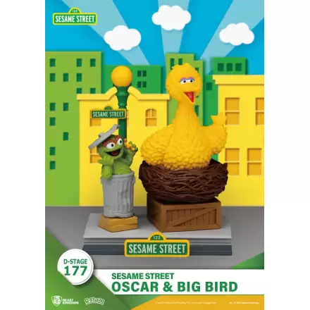Ulica Sezamkowa D-Stage PVC Statuetka Oscar & Wielki Ptak 12 cm zdjęcie produktu