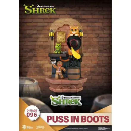 Shrek D-Stage PVC Diorama Kot w Butach 15 cm zdjęcie produktu