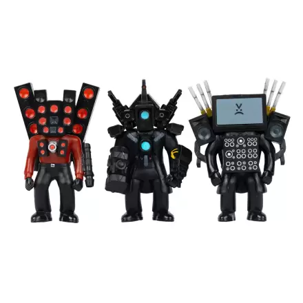 Zestaw 3 figurek Skibidi Toilet Titan Collection zdjęcie produktu