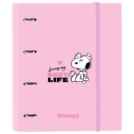 Snoopy segregator kartonowy A4 na 4 ringi z kartkami zdjęcie produktu