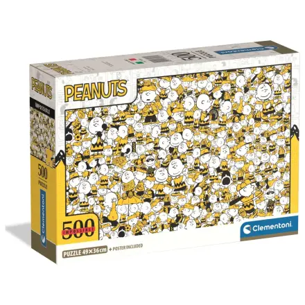 Snoopy Crowd Chaos 500 elementowa Kompaktowa Układanka zdjęcie produktu