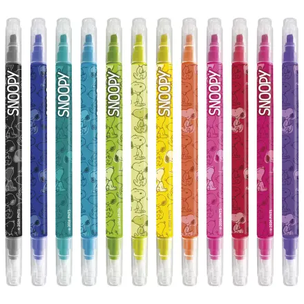 Snoopy Peanuts zestaw 12 ścieralnych markerów zdjęcie produktu