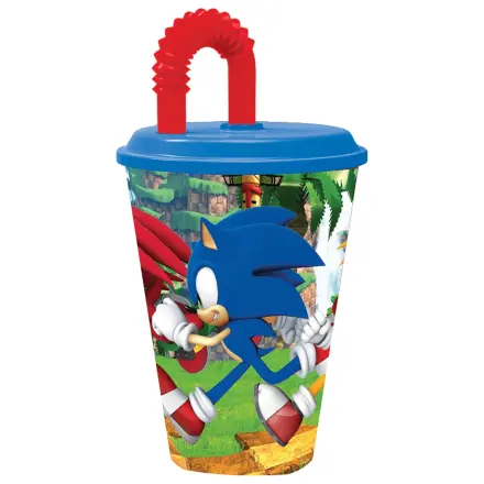 Sonic Adventure kubek ze słomką, plastikowy 430 ml zdjęcie produktu