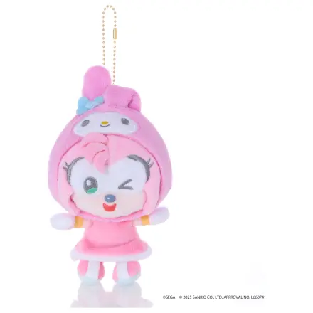 SONIC & FRIENDS x SANRIO Amy x My Melody maskotka pluszowa 8cm zdjęcie produktu