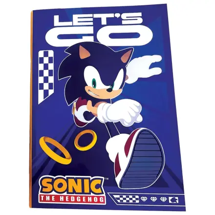 Sonic Let's Go B/5 Zeszyt w linie, 40 stron zdjęcie produktu