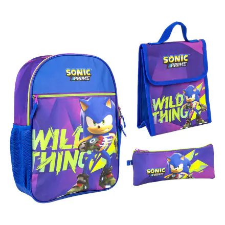 Sonic Prime plecak + lunch box + piórnik 42 cm termékfotója