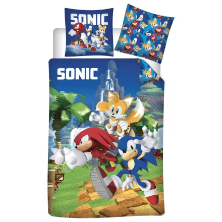Sonic Speedy Dreams komplet poszewek na kołdrę dla przedszkolaków zdjęcie produktu