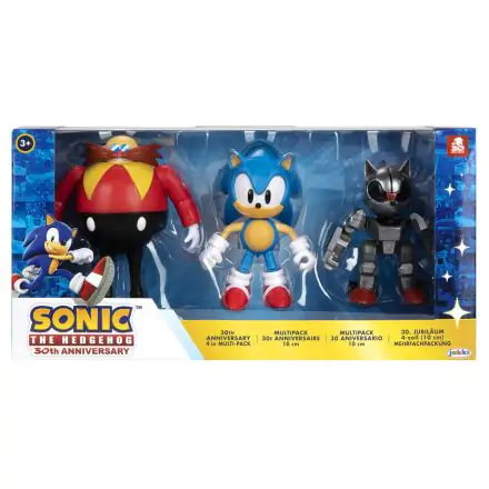 Sonic The Hedgehog 30th Anniversary pack 3 figurki 10 cm termékfotója