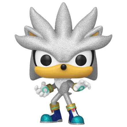 Sonic The Hedgehog Funko POP! Games Figurka Winyl Silver The Hedgehog (FL) 9 cm zdjęcie produktu