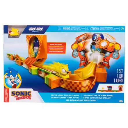 Sonic - The Hedgehog Go Go Racers Mini Figure Playset Deluxe z rampami startowymi termékfotója