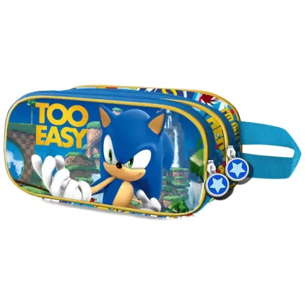 Sonic the Hedgehog Easy podwójny piórnik 3D zdjęcie produktu