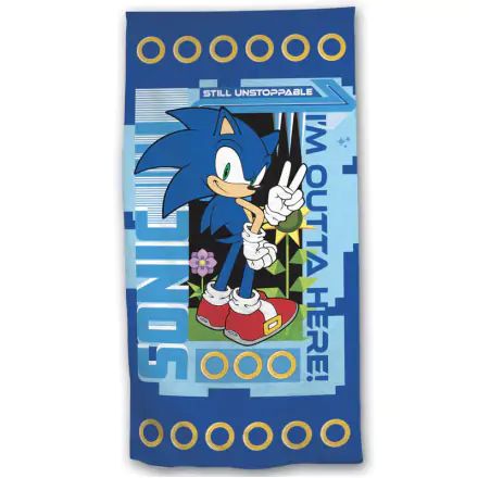 Ręcznik plażowy z mikrofibry Sonic The Hedgehog termékfotója