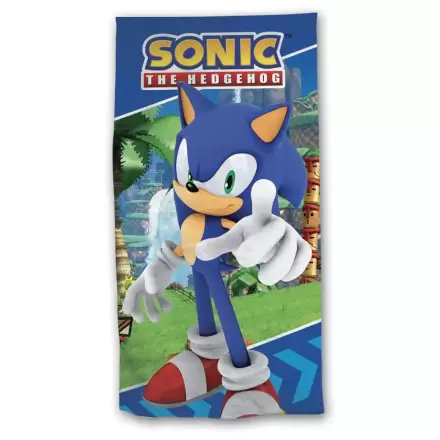 Sonic The Hedgehog ręcznik plażowy z mikrofibry termékfotója