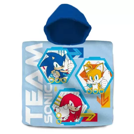 Sonic the Hedgehog bawełniany ręcznik ponczo zdjęcie produktu