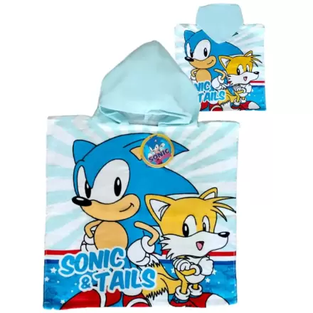 Poncho ręcznik bawełniany Sonic The Hedgehog termékfotója