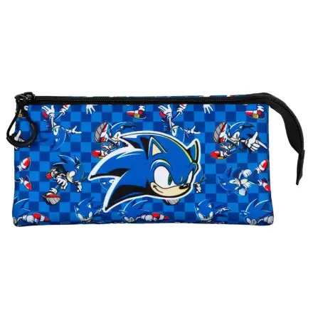Trzypiętrowy piórnik z wyposażeniem Sonic the Hedgehog Plus zdjęcie produktu