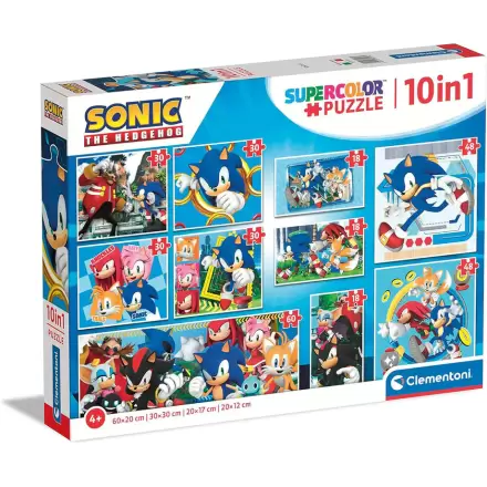 Puzzle Sonic the Hedgehog 18+30+48+60 elementów zdjęcie produktu