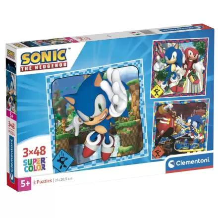 Puzzle Sonic the Hedgehog 3x48 elementów termékfotója