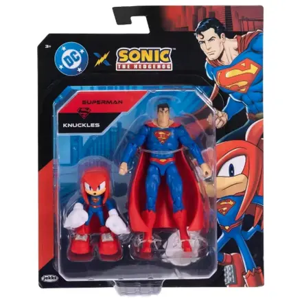 Figurki Sonic The Hedgehog Superman & Sonic Knuckles zdjęcie produktu